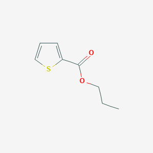 molecular formula C8H10O2S B14612700 2-Thiophenecarboxylic acid, propyl ester CAS No. 59303-19-4