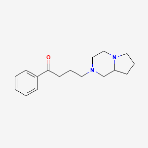 1-Butanone, 4-(hexahydropyrrolo[1,2-a]pyrazin-2(1H)-yl)-1-phenyl-