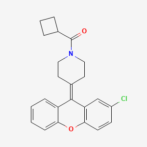 [4-(2-Chloro-9H-xanthen-9-ylidene)piperidin-1-yl](cyclobutyl)methanone