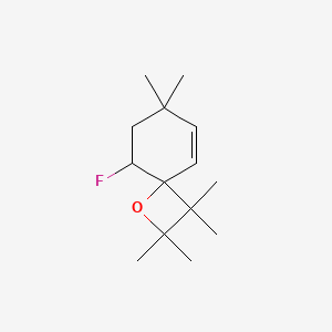 1-Oxaspiro[3.5]non-5-ene, 9-fluoro-2,2,3,3,7,7-hexamethyl-