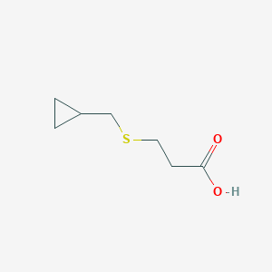 molecular formula C7H12O2S B1461273 3-Cyclopropylmethylsulfanyl-propionic acid CAS No. 1154384-42-5