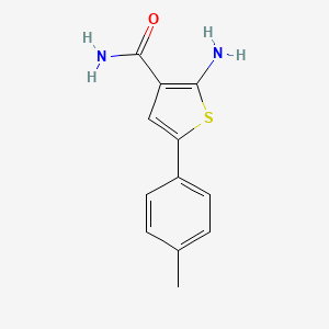 2-Amino-5-(4-methylphenyl)thiophene-3-carboxamide