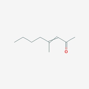 molecular formula C9H16O B14612763 4-Methyloct-3-EN-2-one CAS No. 60934-88-5