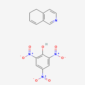 molecular formula C15H12N4O7 B14612765 2,4,6-Trinitrophenol--5,6-dihydroisoquinoline (1/1) CAS No. 60499-00-5