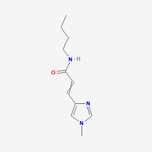 N-Butyl-3-(1-methyl-1H-imidazol-4-yl)prop-2-enamide