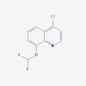 B1461278 4-Chloro-8-(difluoromethoxy)quinoline CAS No. 629644-64-0