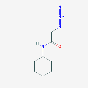 molecular formula C8H14N4O B1461281 2-azido-N-cyclohexylacetamide CAS No. 114703-80-9