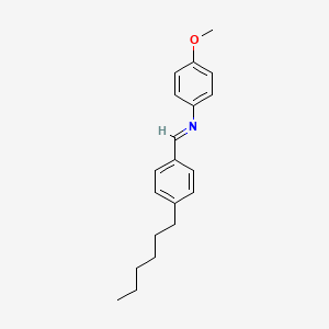 (E)-1-(4-Hexylphenyl)-N-(4-methoxyphenyl)methanimine