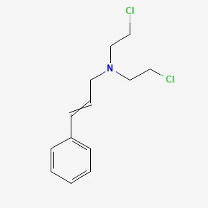 N,N-Bis(2-chloroethyl)-3-phenylprop-2-en-1-amine