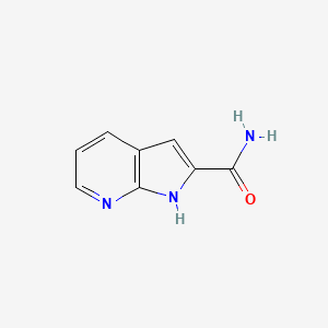 molecular formula C8H7N3O B1461284 1H-ピロロ[2,3-b]ピリジン-2-カルボキサミド CAS No. 223376-47-4