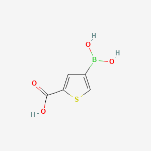 molecular formula C5H5BO4S B1461285 4-Boronothiophene-2-carboxylic acid CAS No. 913835-91-3