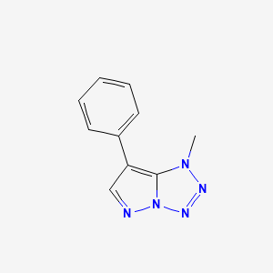 1-Methyl-7-phenyl-1H-pyrazolo[1,5-d]tetrazole