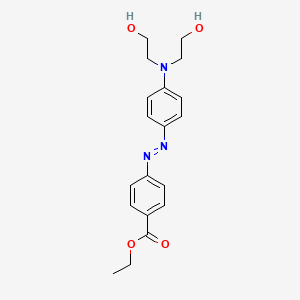 Ethyl 4-[(E)-{4-[bis(2-hydroxyethyl)amino]phenyl}diazenyl]benzoate