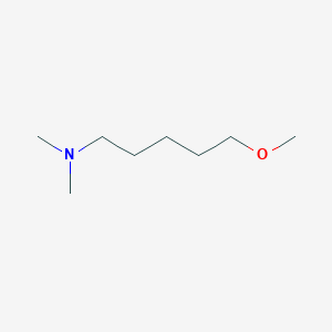 molecular formula C8H19NO B14612878 5-Methoxy-N,N-dimethylpentan-1-amine CAS No. 58390-18-4