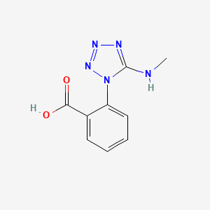 2-[5-(Methylamino)-1H-tetrazol-1-yl]benzoic acid