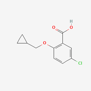 5-Chloro-2-(cyclopropylmethoxy)benzoic acid