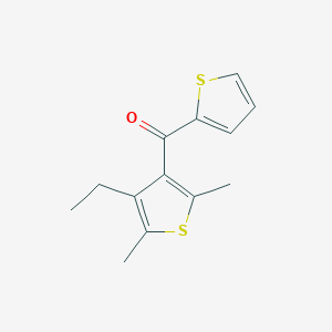 (4-Ethyl-2,5-dimethylthiophen-3-yl)(thiophen-2-yl)methanone