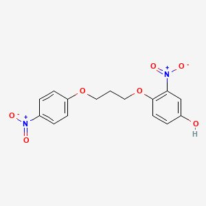 3-Nitro-4-[3-(4-nitrophenoxy)propoxy]phenol