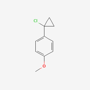 Benzene, 1-(1-chlorocyclopropyl)-4-methoxy-