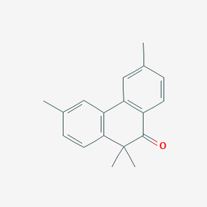 molecular formula C18H18O B14612944 3,6,10,10-Tetramethylphenanthren-9(10H)-one CAS No. 60565-98-2