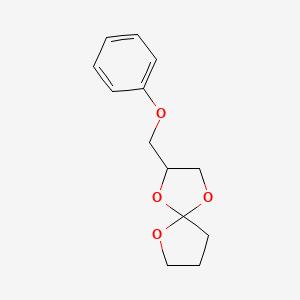 2-(Phenoxymethyl)-1,4,6-trioxaspiro[4.4]nonane