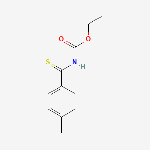 Carbamic acid, [(4-methylphenyl)thioxomethyl]-, ethyl ester