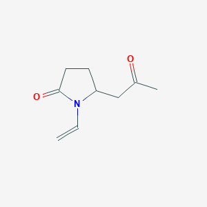 1-Ethenyl-5-(2-oxopropyl)pyrrolidin-2-one