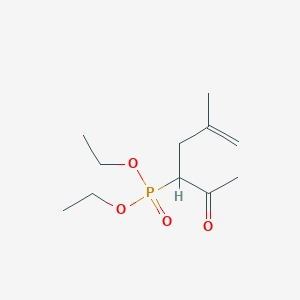 molecular formula C11H21O4P B14612986 Diethyl (5-methyl-2-oxohex-5-en-3-yl)phosphonate CAS No. 57648-57-4