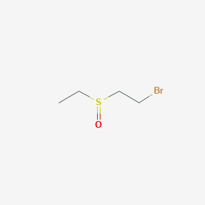 molecular formula C4H9BrOS B14613005 1-Bromo-2-(ethanesulfinyl)ethane CAS No. 58841-53-5