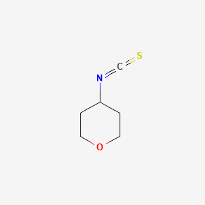 molecular formula C6H9NOS B1461303 4-Isothiocyanatooxane CAS No. 1153383-87-9