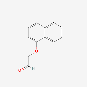 molecular formula C12H10O2 B14613063 2-Naphthalen-1-yloxyacetaldehyde CAS No. 60148-34-7