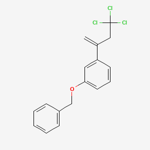 1-(Benzyloxy)-3-(4,4,4-trichlorobut-1-en-2-yl)benzene