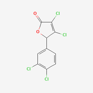 2(5H)-Furanone, 3,4-dichloro-5-(3,4-dichlorophenyl)-