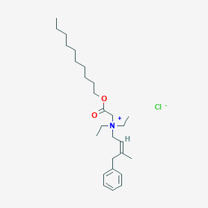 (3-Benzyl-2-butenyl)(decyloxycarbonylmethyl)diethylammonium chloride