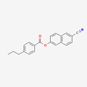 (6-cyanonaphthalen-2-yl) 4-propylbenzoate