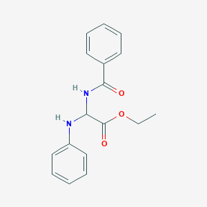 molecular formula C17H18N2O3 B14613164 Ethyl anilino(benzamido)acetate CAS No. 60676-50-8