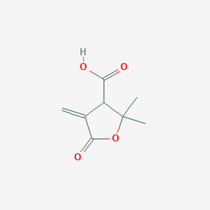 2,2-Dimethyl-4-methylidene-5-oxooxolane-3-carboxylic acid