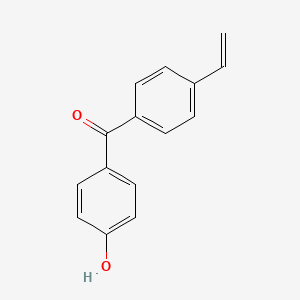 molecular formula C15H12O2 B14613199 (4-Ethenylphenyl)(4-hydroxyphenyl)methanone CAS No. 60356-38-9