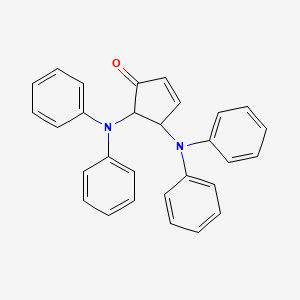 2-Cyclopenten-1-one, 4,5-bis(diphenylamino)-