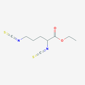 Ethyl N~2~,N~5~-bis(sulfanylidenemethylidene)ornithinate