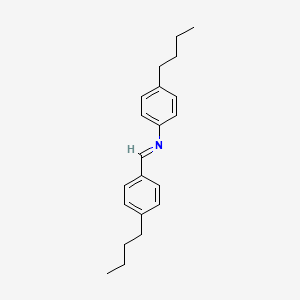 Benzenamine, 4-butyl-N-[(4-butylphenyl)methylene]-