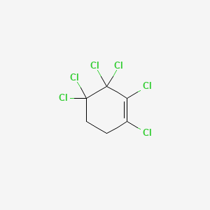 molecular formula C6H4Cl6 B14613265 Hexachlorocyclohexene CAS No. 58264-17-8