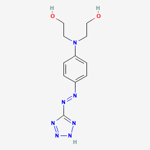 2,2'-({4-[2-(5H-Tetrazol-5-ylidene)hydrazinyl]phenyl}azanediyl)di(ethan-1-ol)