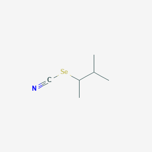 molecular formula C6H11NSe B14613290 3-Methylbutan-2-yl selenocyanate CAS No. 60669-46-7