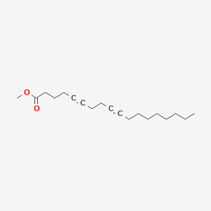 molecular formula C19H30O2 B14613332 Methyl octadeca-5,9-diynoate CAS No. 58444-00-1