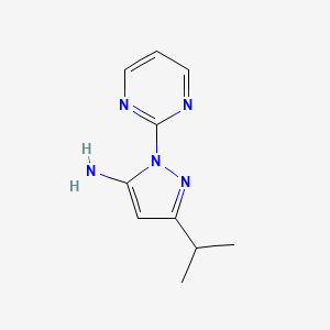 3-Isopropyl-1-(pyrimidin-2-yl)-1H-pyrazol-5-amine