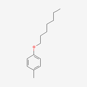 molecular formula C14H22O B14613345 1-(Heptyloxy)-4-methylbenzene CAS No. 57792-41-3