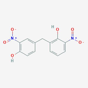 4-[(2-Hydroxy-3-nitrophenyl)methyl]-2-nitrophenol