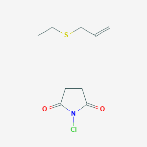 1-Chloropyrrolidine-2,5-dione;3-ethylsulfanylprop-1-ene