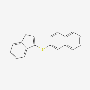 2-[(1H-Inden-3-yl)sulfanyl]naphthalene